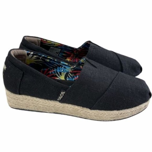 BOBS from Skechers Shoes - Skechers BOBS Highlights High Jinx Espadrille Wedge Slip On